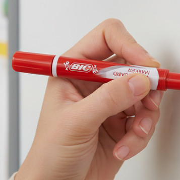 ▷ ROTULADOR VELLEDA BIC ROJO PIZARRA POCKET PTA.CONICA 4,2MM TINTA LIQUIDA | Taine - Imagen 2
