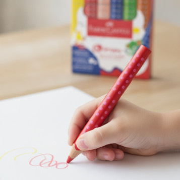 ▷ SET FABER-CASTELL 6 LAPICES GRIPPY XXL BASICO | Taine - Imagen 2
