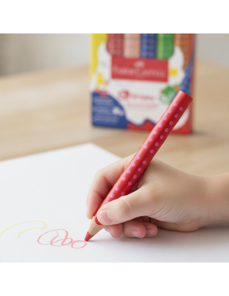 ▷ SET FABER-CASTELL 6 LAPICES GRIPPY XXL BASICO | Taine - Imagen 2
