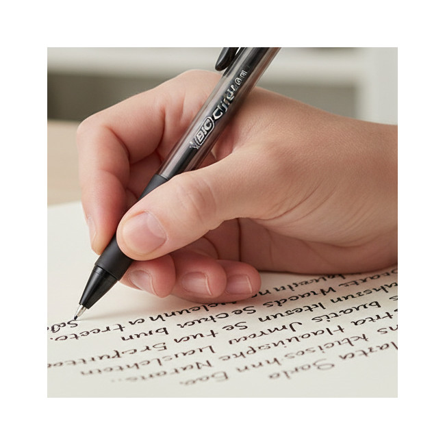 ▷ BOLIGRAFO BIC CRISTAL 1.6 LARGE NEGRO | Taine - Imagen 2