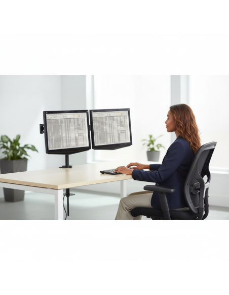 ▷ BRAZO FELLOWES DOBLE PARA MONITOR PROFESSIONAL SERIES | Taine - Imagen 2