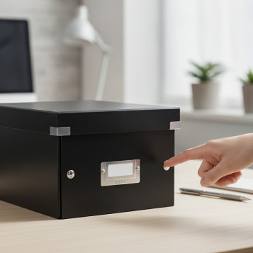 ▷ CAJA LEIZT MONTABLE SNAP y STORE PEQUEÑA NEGRA 3,5 KG | Taine - Imagen 2