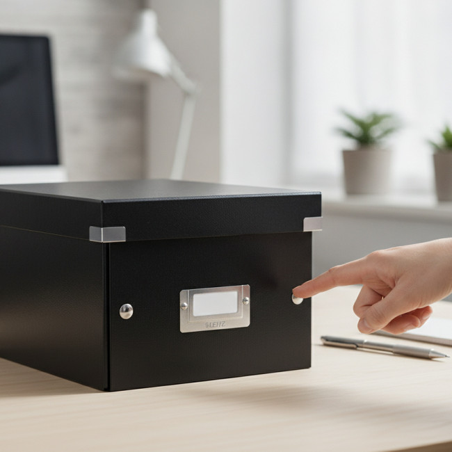 ▷ CAJA LEIZT MONTABLE SNAP y STORE PEQUEÑA NEGRA 3,5 KG | Taine - Imagen 2