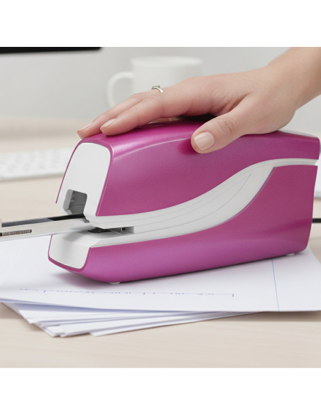 ▷ GRAPADORA PETRUS ELECTRICA WOW E-310 4 PILAS FUCSIA METALIZADO | Taine - Imagen 2