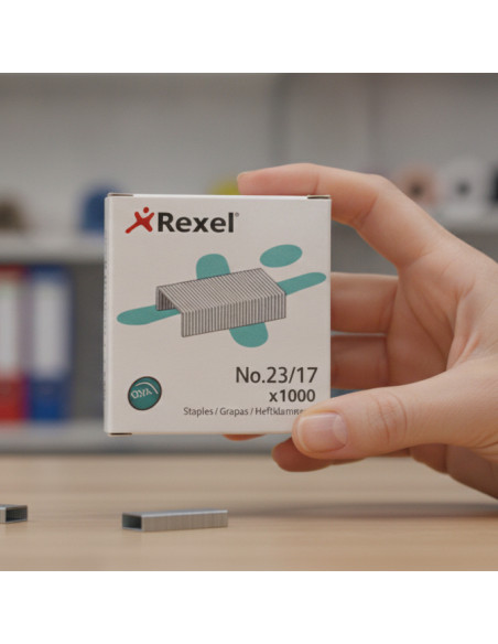 ▷ GRAPAS REXEL 23/17 CJ.1000U GALVANIZADA | Taine - Imagen 2