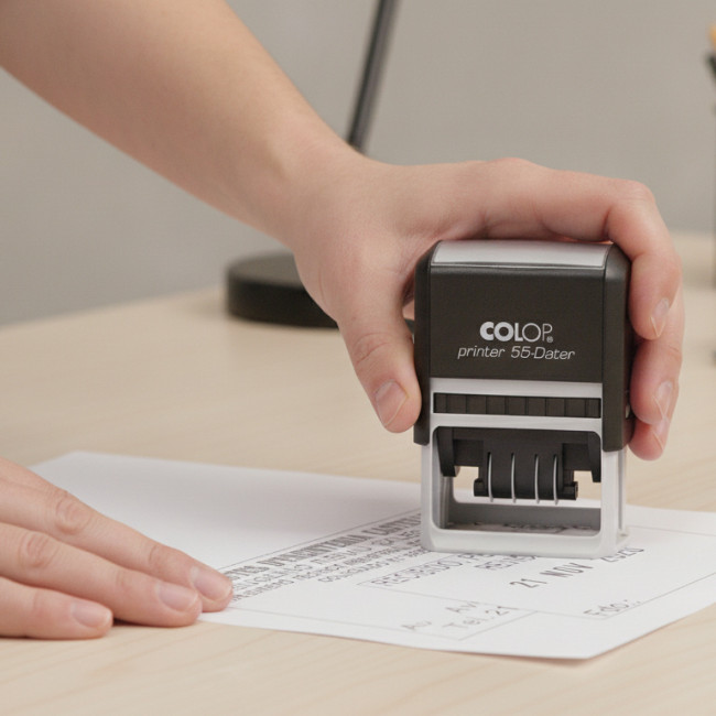 ▷ FECHADOR COLOP PRINTER 53 CON SELLO PERSONALIZADO 30x45MM | Taine - Imagen 2