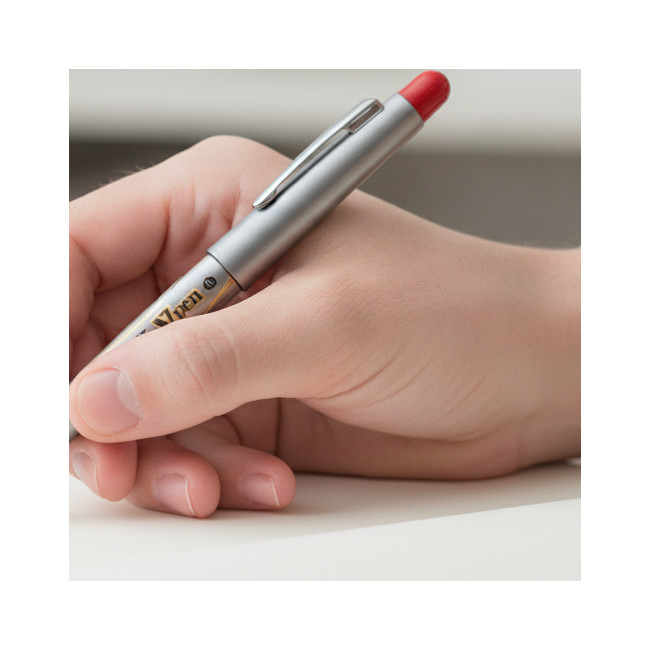 ▷ PLUMA PILOT V-PEN SILVER ROJO | Taine - Imagen 2