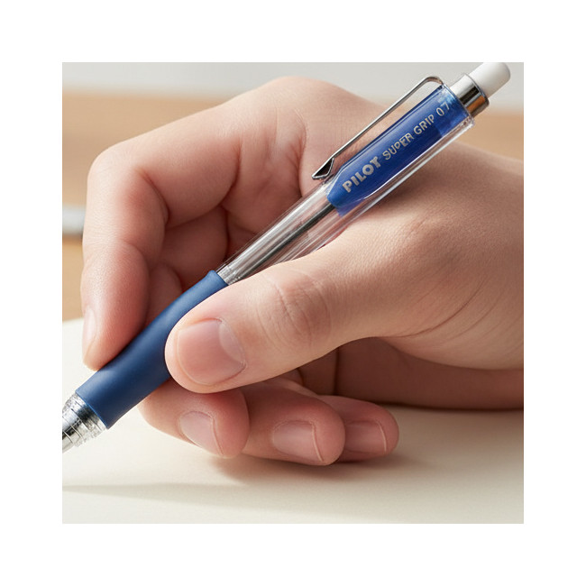 ▷ PORTAMINAS PILOT 0,7MM H-187 SUPERGRIP AZUL | Taine - Imagen 2
