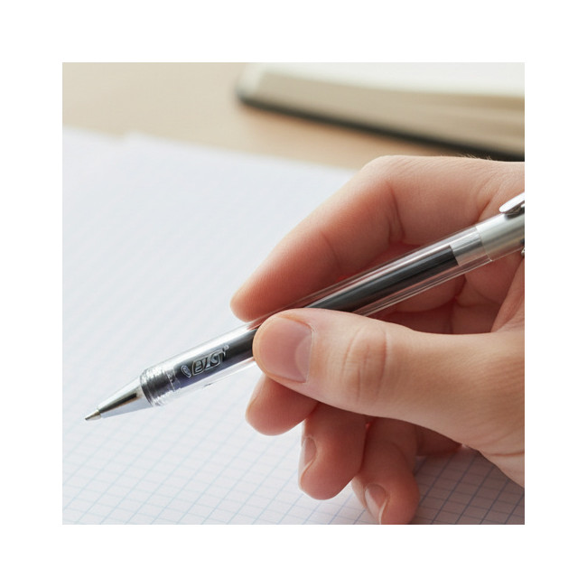 ▷ BOLIGRAFO BIC PLATA CRISTAL | Taine - Imagen 2