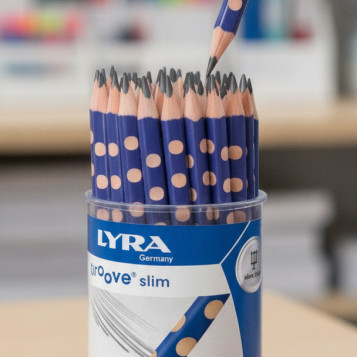 ▷ BOTE 48 UND LAPIZ LYRA GROOVE SLIM TRIANGULAR MINA 3,3 MM BOTE 48 UDS. SLIM | Taine - Imagen 2