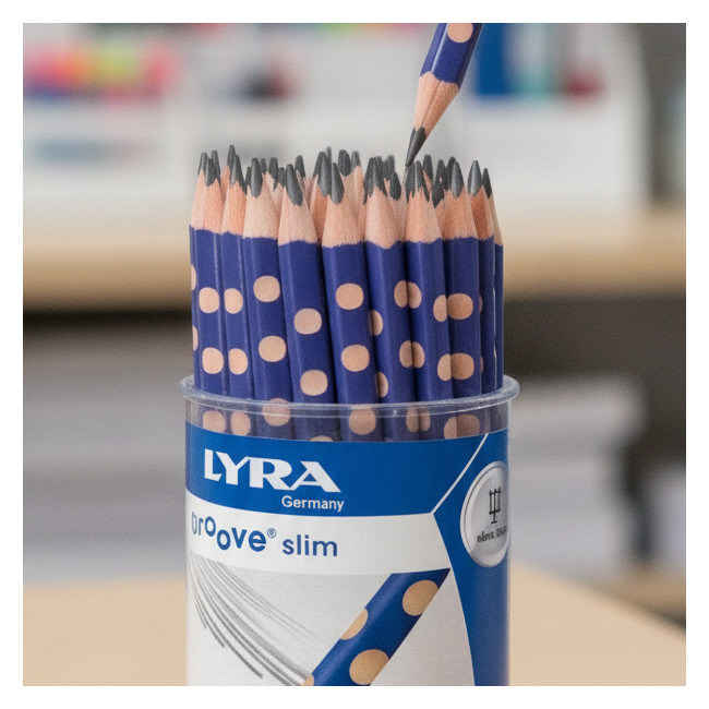 ▷ BOTE 48 UND LAPIZ LYRA GROOVE SLIM TRIANGULAR MINA 3,3 MM BOTE 48 UDS. SLIM | Taine - Imagen 2