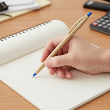 ▷ BOLIGRAFO BIC CRISTAL AZUL GLASE | Taine - Imagen 2