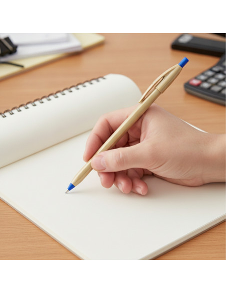 ▷ BOLIGRAFO BIC CRISTAL AZUL GLASE | Taine - Imagen 2