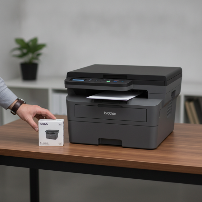 ▷ MULTIFUNCION BROTHER DCPL2627DWXL LASER MONOCROMO Pack impresora+consumibles XL | Taine - Imagen 2