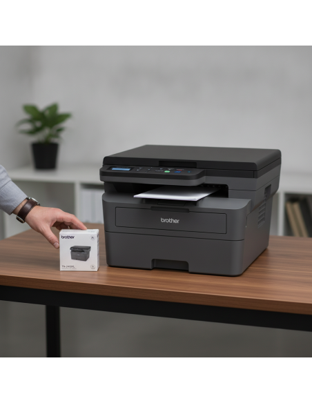 ▷ MULTIFUNCION BROTHER DCPL2627DWXL LASER MONOCROMO Pack impresora+consumibles XL | Taine - Imagen 2