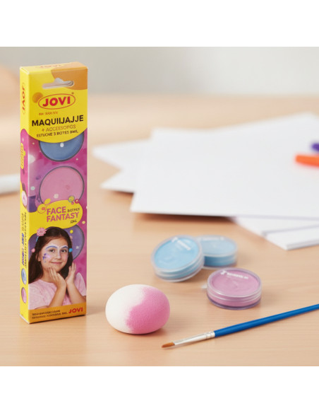 ▷ MAQUILLAJE CREMA + ACCESORIOS FANTASY ESTUCHE 3 BOTES 8ML JOVI | Taine - Imagen 2