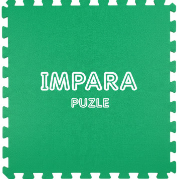 ▷ PUZLE IMPARA BALDOSA TAPIZ EVA VERDE 100X100X2 CM | Taine - Imagen 2