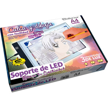 ▷ SOPORTE FRAGA LED A4 CALCA Y DIBUJA | Taine - Imagen 1