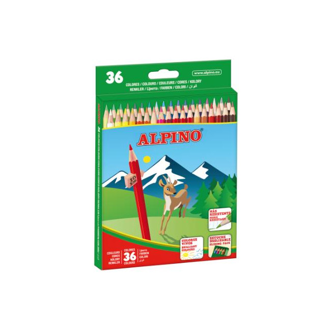 ▷ LAPICES ALPINO 36 UDS COLOR 36 UDS. MINA 3,3MM | Taine - Imagen 1