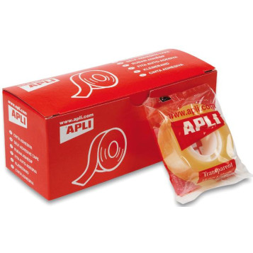 ▷ CINTA APLI ADHESIVA APLI TRANSPARENTE 33MX19MM 35U | Taine - Imagen 1