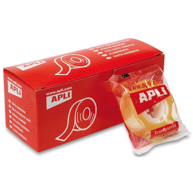 ▷ CINTA APLI ADHESIVA APLI TRANSPARENTE 33MX19MM 35U | Taine - Imagen 2