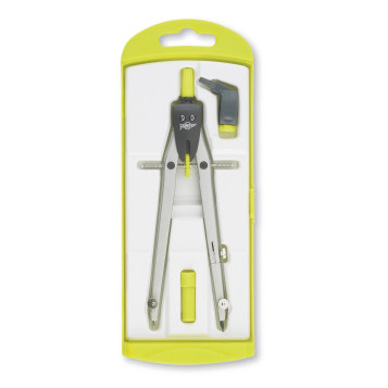 ▷ COMPAS FAIBO ESCOLAR AMARILLO+ADAPTADOR 280MM | Taine - Imagen 1
