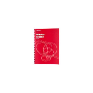 ▷ CUADERNO ADDITIO MUSICA 12PENTAGRAMAS ESPIRAL32HJ SEPARA PARTITURAS MEZZO | Taine - Imagen 1