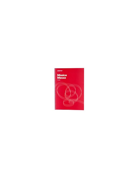 ▷ CUADERNO ADDITIO MUSICA 12PENTAGRAMAS ESPIRAL32HJ SEPARA PARTITURAS MEZZO | Taine - Imagen 2