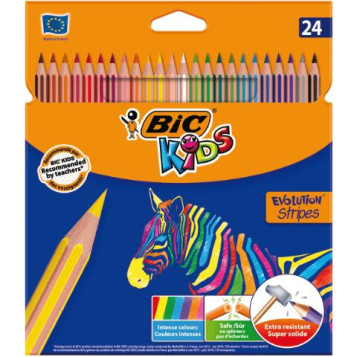 ▷ LÁPICES DE COLOREAR EVOLUTION STRIPES | Taine - Imagen 2