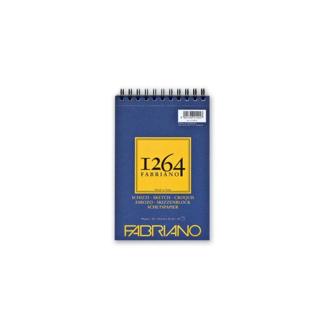 ▷ BLOC DIBUJO FABRIANO 1264 ESBOZO ESPIRAL A5 90GR | Taine - Imagen 1
