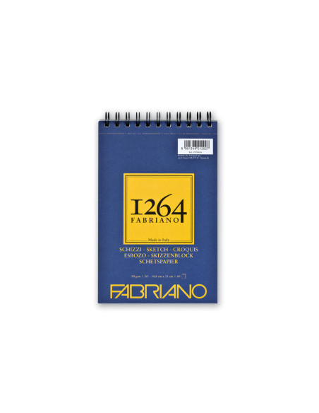 ▷ BLOC DIBUJO FABRIANO 1264 ESBOZO ESPIRAL A5 90GR | Taine - Imagen 1