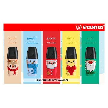 ▷ ROTULADOR STABILO BOSS MINI FROSTY SET 5 SURTIDOS | Taine - Imagen 1