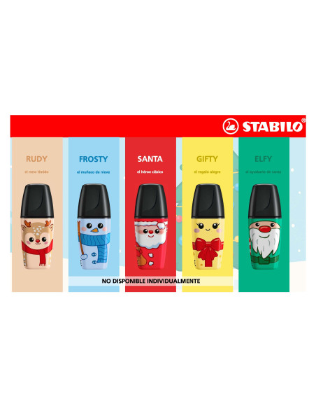 ▷ ROTULADOR STABILO BOSS MINI FROSTY SET 5 SURTIDOS | Taine - Imagen 1