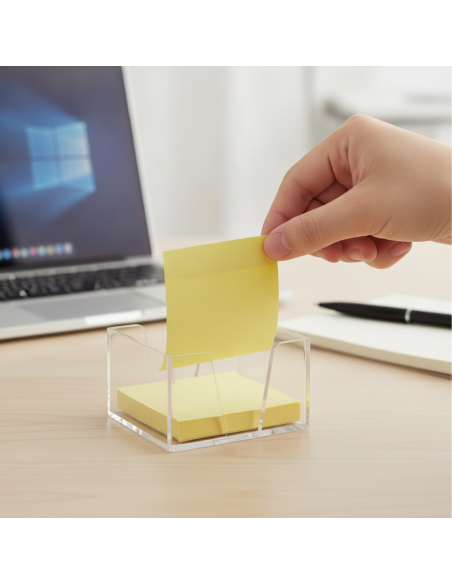 ▷ NOTAS FIXO AMARILLO ADHESIVAS100HZIG-ZAG 76X76 MM | Taine - Imagen 2
