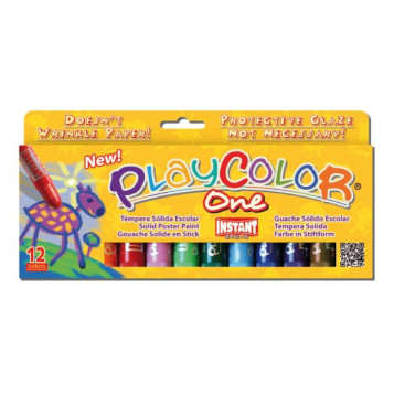 ▷ TEMPERA DUNSA PLAYCOLOR SOLIDA 12 UDS 10G COLORES ESTÁNDAR ON | Taine - Imagen 1