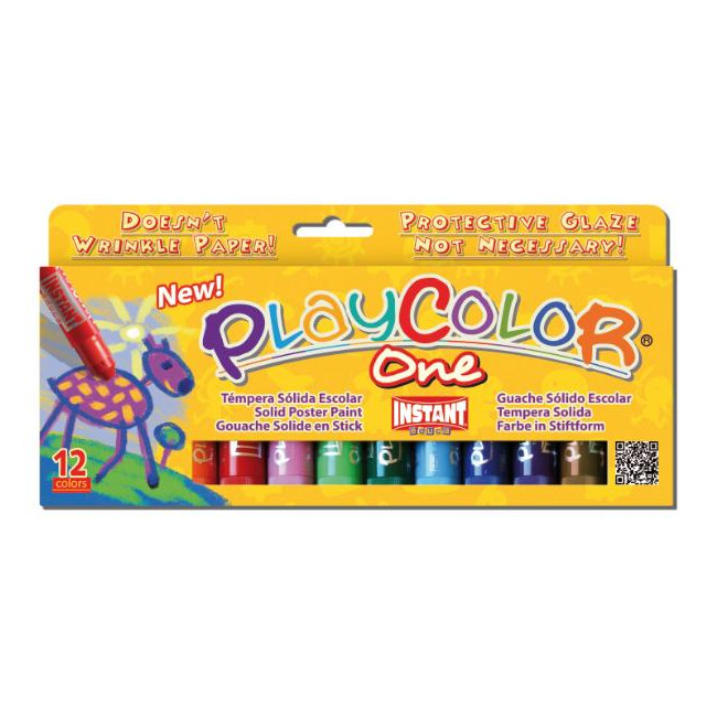 ▷ TEMPERA DUNSA PLAYCOLOR SOLIDA 12 UDS 10G COLORES ESTÁNDAR ON | Taine - Imagen 2