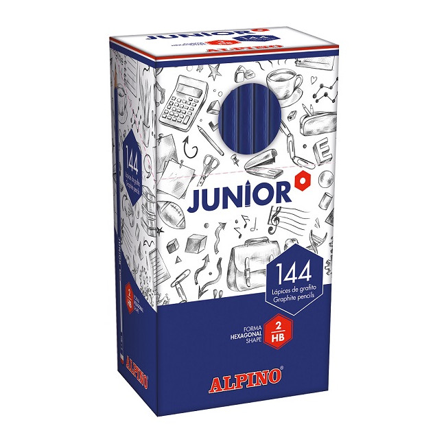 ▷ LAPIZ ALPINO 144 UDS JUNIOR ECONOMIC CON CABECILLA | Taine - Imagen 1