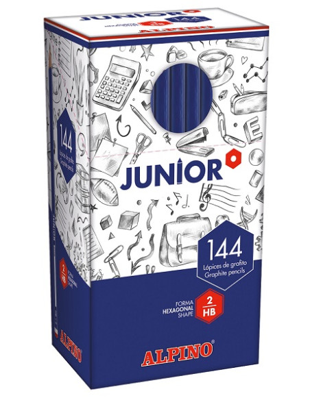 ▷ LAPIZ ALPINO 144 UDS JUNIOR ECONOMIC CON CABECILLA | Taine - Imagen 1