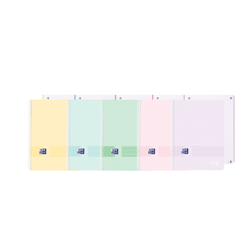 ▷ CUADERNO OXFORD TP PASTEL A4+ 80HJ 90GRS 5X5 | Taine - Imagen 1