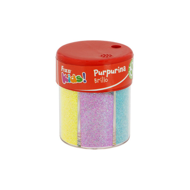 ▷ BOTE 80G PURPURINA BIO METALIZADA 6 COLORES PASTEL | Taine - Imagen 1