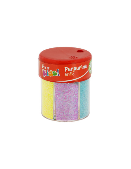 ▷ BOTE 80G PURPURINA BIO METALIZADA 6 COLORES PASTEL | Taine - Imagen 1
