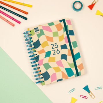 ▷ AGENDA ESCOLAR 26-27 COSMO 4º 1DP ROJO | Taine - Imagen 1