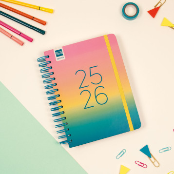 ▷ AGENDA ESCOLAR 26-27 COSMO 4º 1DP AZUL | Taine - Imagen 1