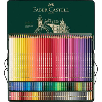 ▷ LAPICES FABER CASTELL 120 UDS LAPICES POLYCROMOS C/ METAL | Taine - Imagen 1