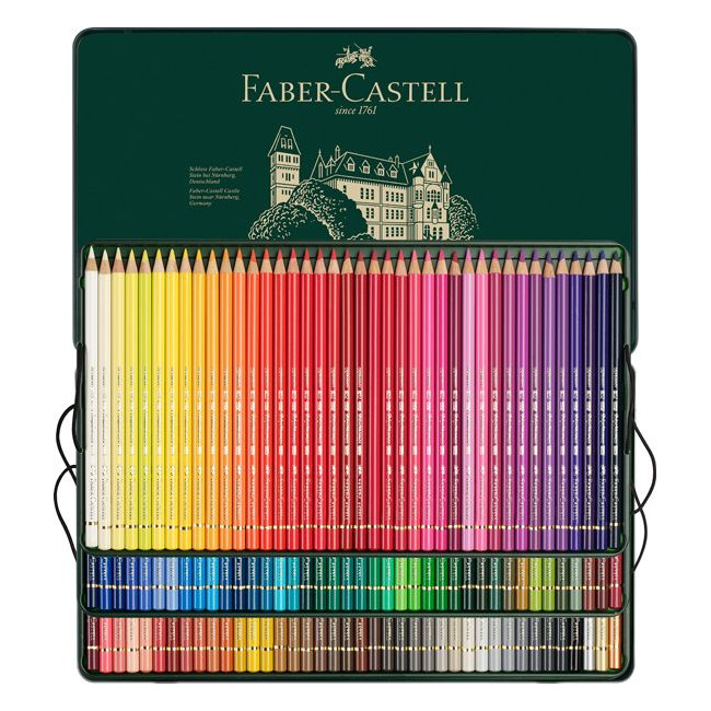 ▷ LAPICES FABER CASTELL 120 UDS LAPICES POLYCROMOS C/ METAL | Taine - Imagen 1