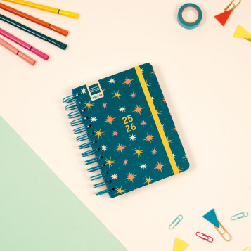 ▷ AGENDA ESCOLAR 26-27 COSMO 8º 1DP AZUL | Taine - Imagen 1