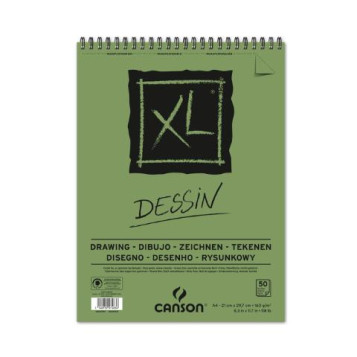▷ BLOC DIBUJO CANSON XL A4 30H 160G ESPIRAL MICR DRAWING | Taine - Imagen 1