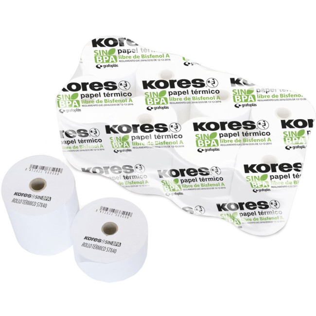 ▷ PQ.10 / 8 ROLLOS KORES TÉRMICO SIN BISFENOL | Taine - Imagen 1