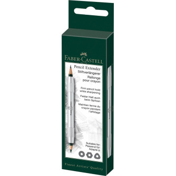 ▷ ALARGADOR EXTENSOR LAPIZ FABER DOBLE PUNTA ALUMINIO | Taine - Imagen 1