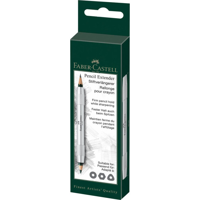 ▷ ALARGADOR EXTENSOR LAPIZ FABER DOBLE PUNTA ALUMINIO | Taine - Imagen 1